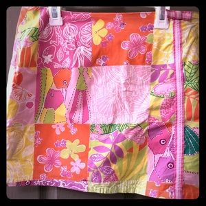 *RARE* Lilly Pulitzer skort in”Frog, Fish, Flower”